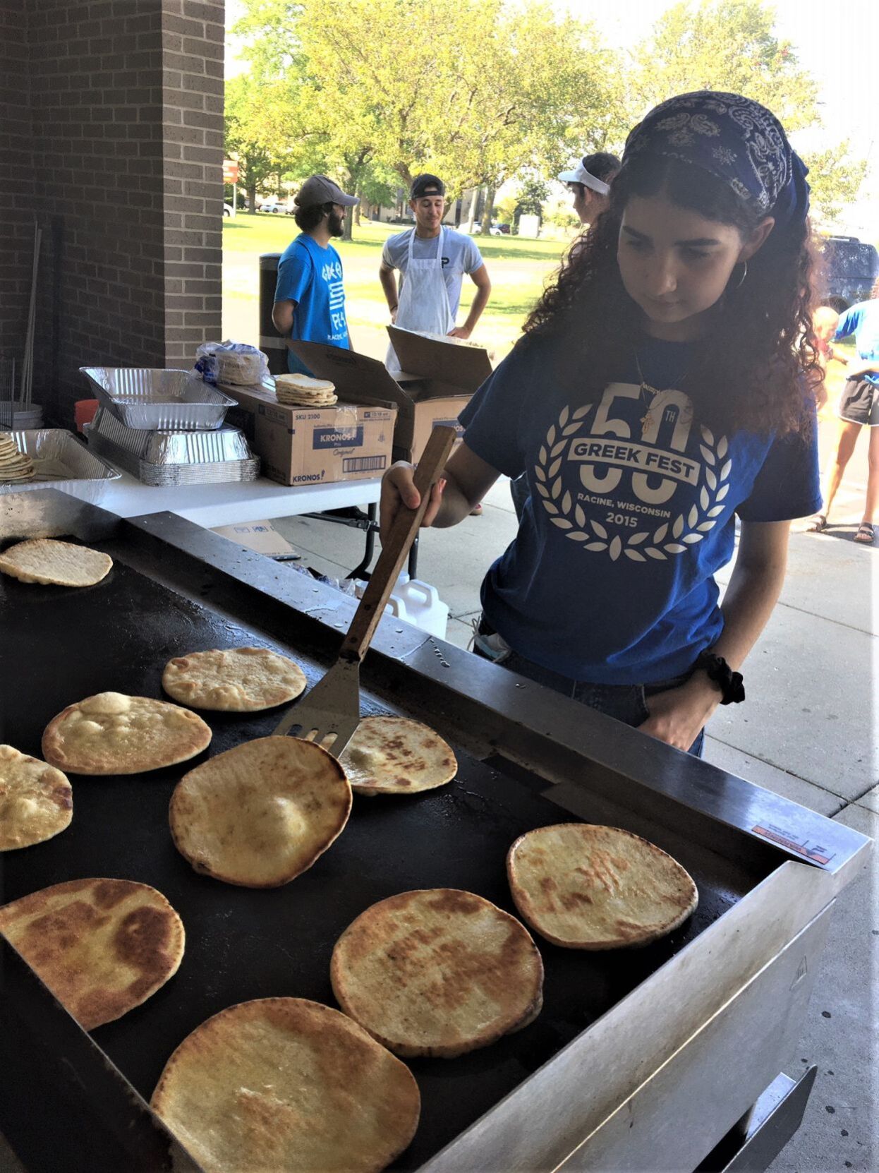 Greek Fest - Grilling Pitas